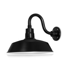 an image of a black wall light