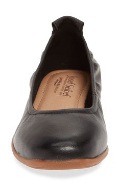 A plush, cushioned footbed adds everyday comfort to a streamlined flat set on a durable and flexible rubber sole. Style Name:Josef Seibel Fenja 01 Flat (Women). Style Number: 5755355. Josef Seibel, Womens Flats, Chelsea Boots, Ankle Boot, Leather Upper, Black Leather, Nordstrom, Women Shoes, Boots