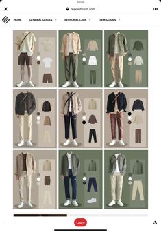 Style Laki Laki Casual, Outfit Laki Laki, Suit Combos For Men, Uniqlo Mens Outfit, Long Torso Short Legs Outfits Men, Green Shoes Outfit Men, Dress Outfits For Men, Uniqlo Outfit Ideas, Uniqlo Men Outfit