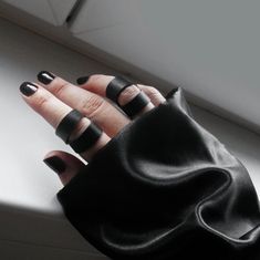 Midi Leather Ring Black Double Stacking Finger Cuff for Her Thumb Ring Band College Student Gift Ring Idea Youth Concert Accessory Outfit - Etsy Adjustable Black Punk Style Rings, Punk Style Adjustable Black Ring, Black Punk Style Open Ring Jewelry, Adjustable Black Rings For Party, Adjustable Black Party Rings, Adjustable Black Party Ring, Leather Rings, Finger Cuff, Ring Bands