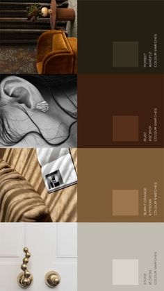 the color scheme is brown and beige