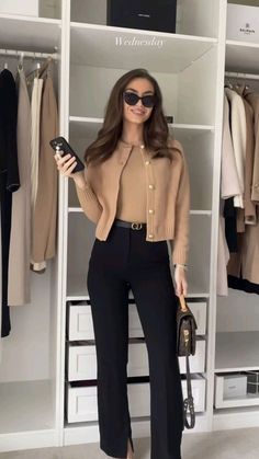 Celana Khaki, Business Outfits Women, Professional Wear, Casual Day Outfits