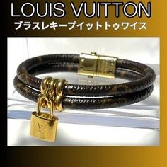 ad eBay - Louis Vuitton Bracelet Keep It Twice M6640F Monogram - Buy Now, click the link (eBay) Luxury Brown Bangle Bracelet, Luxury Jubilee Bracelet Fashion Accessory, Luxury Adjustable Engraved Bracelets, Louis Vuitton Bracelet, Monogram Signs, Bracelets And Charms, Click The Link, Fashion Watches, Buy Now