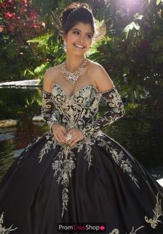 Black And Gold Quince Dress, Black And Gold Quince, Gold Quince Dress, Vestido Charro, Mexican Quinceanera Dresses, Strapless Ball Gown, Gold Quince, Black Quinceanera Dresses, Quinceñera Dresses