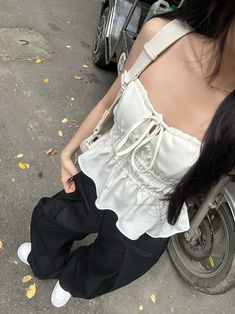 Chinese Douyin, Korean Fashion Grunge, Y2k Acubi, Simple Streetwear, Acubi Fashion, Really Cute Outfits