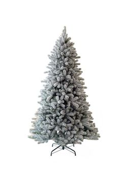 a small white christmas tree on a stand