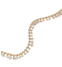 This striking necklace features a delicate crystal drop that catches the light for a dazzling effect. Perfect for any occasion, this necklace will elevate your look and add a touch of elegance! Clasp Closure 18k Gold Filled 3mm Ball Chain Adjustable Length: 15" with a 2" extender Gold Crystal Necklace With Delicate Chain, Delicate Gold Necklace With Crystal, Elegant Gold Dangle Diamond Necklace, Gold Crystal Necklaces With Delicate Chain, Elegant Gold Crystal Necklaces, Elegant Crystal Necklace With Delicate Chain For Party, Delicate Gold Crystal Necklace, Elegant Gold Diamond Dangle Necklace, Elegant Gold Diamond Necklace With Sparkling Stones