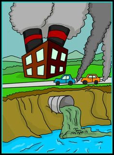 many type of pollution Pollution Cartoon, Slogans On Pollution, Water Pollution Poster, Pollution Project, Pollution Pictures, Pollution Poster, Pollution Activities