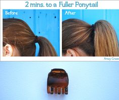 29 Hairstyling Hacks Every Girl Should Know Curl Wrap, Hairstyle Tricks, Fuller Ponytail, Hairstyle Hacks, Curling Wand, Lazy Girl, Hair Today, Great Hair