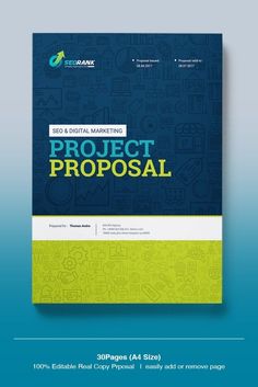 the project proposal is shown in this brochure, which includes information on how to use