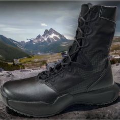 Nike Sfb B1 All Black Colorway Tactical Military Leo Boots Dx2117 ++Mens Size 11.5++ New And Unworn Fast Shipping Nike Sfb, Tactical Boots, Military Boots, Shoes Nike, Nike Black, Men's Nike, Black Nikes, All Black, Nike Men