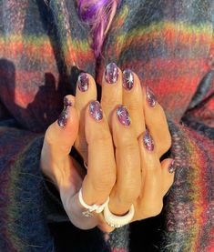 Festive Manicure, Festive Nail Art, Purple Nail Designs, Nail Swag, Festival Nails, Cute Nail Art, Nail Art Ideas