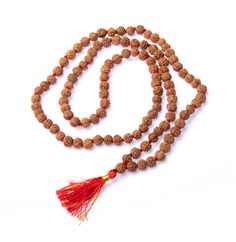 PRICES MAY VARY. SPECIFICATIONS: This may not fit as a necklace for adults. It is intended to be used as JAPA mala. This rudraksha mala is handmade in Nepal with 4 mm, 5 face (panchmukhi) Indonesioan rudra seeds, sewn into a garland with a heavy duty thread, there is a knot after each individual seed. It has 108 beads + one bindu/guru bead. Circumference is about 20-21" AUTHENTIC RUDRAKSHA BEADS: Panchmukhi or 5 face rudraksha comes with an authenticity certificate. C-section of the rudraksha be Spiritual Beaded Necklaces For Festive Occasions, Spiritual Beaded Necklace With Spacer Beads For Festivals, Spiritual Beaded Necklaces With Spacer Beads For Festivals, Festive 8mm Round Bead Necklace, Traditional Beaded Necklaces With Round Beads For Festivals, Traditional Round Beaded Necklaces For Festivals, Spiritual Gemstone Beads For Rituals, Festive Round Beaded Necklaces For Festivals, Spiritual Polished Beads For Puja