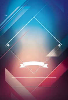 an abstract background with lines, shapes and a banner on the bottom right hand corner