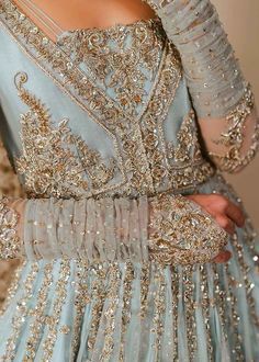 Blue Nikkah, Pakistani Aesthetic, Desi Wedding Dresses, Nikkah Dress, Asian Bridal Dresses, Latest Bridal Dresses, Bridal Dresses Pakistan, Pakistani Wedding Outfits, Desi Aesthetic