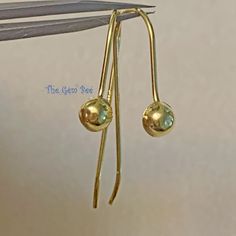 "Thank you for coming in! Classic 18K solid gold earwires with fun dome design and open backs(each earwire has an open loop/jump ring on the back), pretty and economical 18k gold earwires. The wire measures 0.72mm, 21 gauge. Stamped \"18k\"!  You'll get a pair of earwires per winning! SIZE: Approx. 15mmx25mm Weight: 0.77 grams (approx) MATERIAL: 18k Solid gold" 14k Yellow Gold Jewelry With French Hook, Gold Tarnish-resistant Rounded Earrings, Yellow Gold Earrings Gift, Yellow Gold Rounded Earrings For Gift, Yellow Gold Hoop Earrings With French Hook For Gift, Yellow Gold Hoop Earrings With French Hook, Yellow Gold Round Earrings With Lever Back, Classic Hoop Earrings With French Hook As Gift, Classic Hoop Earrings With French Hook For Gift