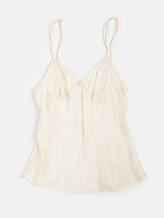 Erica Tanov | Gilda Silk Camisole - Ivory Outfit Png, Silk Camisole, Silk Slip Dress, Silk Slip, And Dresses, French Lace, Silk Top, Feminine Style, Lace Trim