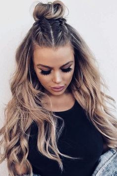 Simple Prom Hair, Easy Hairstyles For Medium Hair, Prom Hairstyles For Short Hair, Prom Hairstyles For Long Hair, Pinterest Hair, Penteado Cabelo Curto, Long Blonde, Easy Hairstyles For Long Hair, Long Blonde Hair