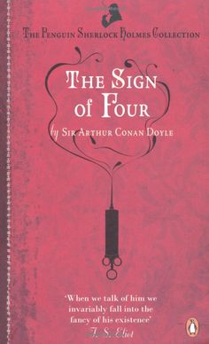 the sign of four by stephen conn dykle, with an image of a black