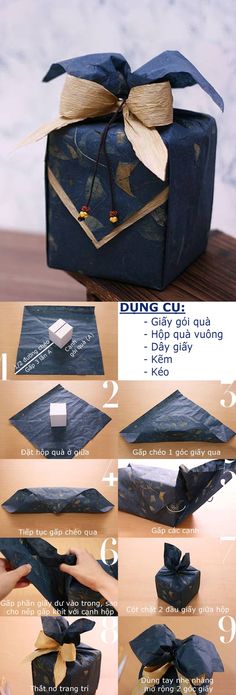 the instructions for how to make an origami graduation cap