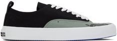 Low-top cotton canvas sneakers in black and green. Graphic pattern printed at vamp. · Lace-up closure · Pull-loop at heel collar · Logo embossed at rubber sole Supplier color: Black/Green Black Shoes Men, Home Black, Marcelo Burlon, Green Brands, Lacing Sneakers, Low Top Sneakers, Canvas Sneakers, Graphic Patterns, Sneakers White