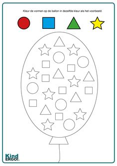 a printable worksheet for children to learn shapes and numbers in the shape of an egg