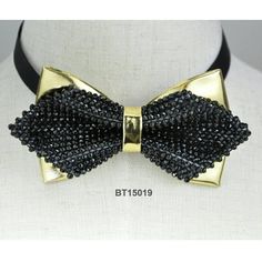 Crystal bow tie Black Rhinestones bow tie gold bow tie by CKbow Gold Satin Bow Tie For Black-tie Events, Gold Dapper Bow Tie For Formal Occasions, Dapper Gold Bow Tie For Formal Occasions, Gold Bow With Tie Back For Wedding, Gold Elegant Bow With Tie Back, Elegant Gold Bow With Ties, Gold Bow Ties For Black Tie Events, Gold Bow With Ties For Gifts, Elegant Gold Bow For Formal Occasions