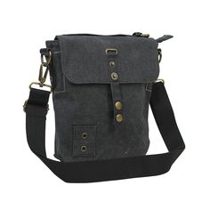 Dimension: 9 * 8 * 2.5"; Weight 14 Oz Top Zipper Closure; Internal Zipper And Phone Pockets Single Central Strap Button Closure Art Panel Design; Cotton Canvas; Genuine Leather Parts Vintage Brass Fitting Hardware;16oz Durable Thick Canvas Casual Gray Satchel For Daily Use, Casual Gray Satchel With Adjustable Strap, Casual Gray Canvas Bag For Everyday Use, Casual Gray Shoulder Bag For Travel, Casual Gray Satchel For Travel, Gray Casual Travel Satchel, Casual Gray Shoulder Satchel, Gray Canvas Shoulder Bag Satchel, Gray Canvas Shoulder Bag