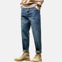 Diese Loose Fit Streetwear-Jeans ist eine moderne Interpretation eines Klassikers. Sie hat einen mittleren Schnitt, der sich perfekt an Ihren Körper anpasst, aber nicht zu hoch sitzt, und ein gerades Bein, das ihr einen entspannten Charakter verleiht. Die Jeans mit innerem Stretchanteil sorgt den ganzen Tag über für ein angenehmes Tragegefühl und eignet sich perfekt für Wochenendausflüge mit Freunden und Loungewear-Tage zu Hause.




Material: Denim


Anwendbare Saison: Vier Jahreszeiten

Stil:L Casual Slim Blue Pants, Relaxed Fit Winter Jeans, Casual Slim Fit Solid Jeans, Casual Slim Medium Wash Pants, Casual Solid Jeans With Straight Hem, Streetwear Jeans Men, Fits Streetwear, Jeans Streetwear, Streetwear Jeans