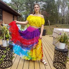 "Absolutely stunning skirt , hand tie dyed , cotton 100% Listing is for the skirt only . Skirt Details : Brand new tie dyed maxi skirt . Measurement (Approx): Waist: 26\" streches up to 48\" Lenght : 38\" Hips : 50\" Sweep : 12 yrds 100 % cotton One size fits from S to 2X, please refer to the measurements before purchasing. The model is a size M and 5'2\" tall . I sell these locally too , so of you see it disappearing from here , you know why Thanks for looking , stay safe!" Cotton Tie Dye Skirt For Summer, Tie Dye Tiered Skirt For Summer, Summer Cotton Tie Dye Skirt, Spring Tie Dye Long Skirt, Tie Dye Bohemian Skirt, Fitted Tie Dye Bohemian Skirt, Bohemian Tiered Tie Dye Skirt, Fitted Bohemian Tie Dye Skirt, Bohemian Tie Dye Tiered Skirt