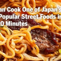 Food & Wine on Instagram: "Number 7 of F&W’s ✨25 most popular recipes of 2024✨ is the simple yet incredibly flavorful Yakisoba (Japanese Stir-Fried Noodles). To make it: 

Ingredients
-2 (3.5-ounce) packages dried ramen noodles or 2 (4-ounce) packages frozen ramen noodles
-3 tablespoons vegetable oil
-8 ounces thinly sliced rib eye steak
-1/4 teaspoon kosher salt
4 cups cored and thinly sliced napa cabbage
-2 cups thinly sliced shiitake mushrooms
-1 cup thinly sliced onion
-4 scallions
-1/2 cup peeled and thinly sliced carrot
-1/2 cup semisweet tonkatsu sauce
-1 tablespoon ketchup
-1 tablespoon soy sauce

Directions
1. Bring a medium saucepan of water to a boil over high. Add noodles, and cook 1 minute less than package directions. Drain and rinse with cold water until completely cool; dra Instagram Number, Tonkatsu Sauce, Sliced Onion, Shiitake Mushrooms, Rib Eye, Napa Cabbage, Asian Inspired Recipes