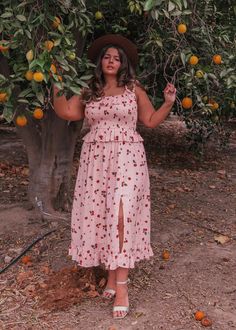 Berry Bunch Dress - Strawberry, Valentine's Day, Valentine's fashion, pink, hearts, wedding guest dress, fashion, mid size fashion, plus size dress, size inclusive, inclusive fashion, body positivity, fashion shoot, model, photoshoot, women's fashion, OOTD, bridesmaid dresses, church dress, engagement dress, wedding, date night, cocktail dress, style, lifestyle shoot Spring Garden Party Dress With Fruit Print, Sweet Spring Picnic Dress, Sweet Spring Dress For Picnic, Sweet Spring Dresses For Picnic, Casual Fruit Print Dresses For Spring, Summer Strawberry Print Dress For Brunch, Sweet Dress For Spring Garden Party, Summer Brunch Dress With Strawberry Print, Sweet Dresses For Spring Garden Party