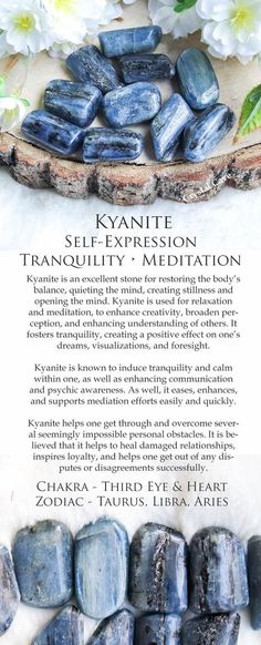 Kyanite Crystal, Crystal Meanings