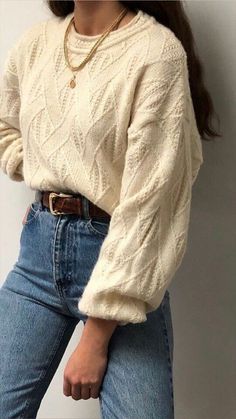 Comfy Jeans Outfit, Mode Chanel, Outfit Chic, 90's Fashion, Outfit Jeans, Mode Inspo, Winter Mode, Inspired Outfits, 가을 패션