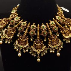 Sayar Jewellers | @jaimadaanofficial ’s stunning display of our exclusive neck piece at a @jitoladieswingofficial event showcased the timeless allure of… | Instagram Temple Collection Jewellery, Antique Jewellery Designs Gold, South Indian Jewellery Necklace Set, Indian Wedding Necklace, Gold Jewelry Prom, Gold Jewelry Collection, Jewelry Prom, Bridal Necklace Designs, Gold Bridal Necklace