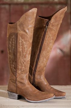 Women's Ariat Murrieta Knee-High Leather Cowboy Boots | Overland Thigh High Cowboy Boots Leather, Luxury Medium Width Cowboy Boots For Spring, Luxury Cowboy Boots For Spring Rodeo, Outdits With Tall Cowboy Boots For Work, Luxury Western Knee-high Boots For Work, Luxury Western Style Knee-high Boots For Work, Classic Luxury Cowboy Boots For Formal Occasions, Luxury Classic Cowboy Boots For Formal Occasions, Tall Cowgirl Boots