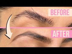 Watch me show you how to do your own eyebrows at home as I am sure you are stuck at home in quarantine just like me! This is a super easy way to shape and gr... How To Trim Eyebrows With Scissors, How To Fix Eyebrows Shape, How To Trim Your Eyebrows, Groom Eyebrows, Color Eyebrows, Fix Eyebrows, How To Make Eyebrows