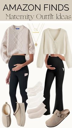 Looking for the perfect cozy fall maternity outfits? This Amazon Finds collection has you covered! From soft knit sweaters to comfy maternity leggings, this set of essentials is designed to keep you stylish and comfortable all season long. With versatile pieces and cozy socks for extra warmth, these outfits are perfect for expecting moms. Shop now to elevate your maternity wardrobe with ease! #MaternityFashion   #ComfyMaternityOutfits   #FallMaternityStyle   #MaternityWardrobe   #AmazonMaternityFinds   #CozyFallFashion   #PregnancyOutfitIdeas   #MaternityClothingEssentials   #FallFashionInspo   #MaternityLeggings Pregnacy Outfits For Fall, Cute Thanksgiving Maternity Outfits, Fall 2024 Pregnancy Style, Maternity Outfit With Jeans, Fall Outfits Women Maternity, Maternity Clothes Essentials, Pregnant Women Winter Outfits, Black Legging Maternity Outfit, Maternity Mom Jeans Outfit