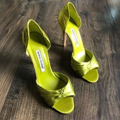 New. Never Worn. Some Minor Flaws On Satin. No Major Flaws. Size 40. Line Green Satin. Green Ankle Strap Heels For Gala, Silk High Heel Shoes For Gala, Silk High Heel Heels For Gala, Silk High Heels For Gala, Silk High Heel Evening Shoes, Silk High Heel Evening Heels, Green Heels For Gala, Silk High Heels For Evening, Silk High Heels For Cocktail Occasions