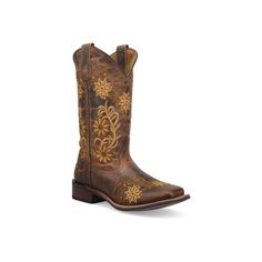 Floral embroidery adds a stylish, feminine design to these Laredo Secret Garden women's leather cowboy boots.Click this FOOTWEAR GUIDE to find the perfect fit and more! Floral embroidery adds a stylish, feminine design to these Laredo Secret Garden women's leather cowboy boots. Click this FOOTWEAR GUIDE to find the perfect fit and more! BOOT FEATURES All over floral embroidery Cushioned comfort insoleBOOT CONSTRUCTION Leather upper Polyester lining Foam midsole Rubber outsoleBOOT DETAILS Square Traditional Boots For Rodeo In Fall, Traditional Rodeo Boots For Fall, Traditional Fall Rodeo Boots, Leather Cowboy Boots, Feminine Design, Secret Garden, Floral Embroidery, Cowboy Boots, Leather Women