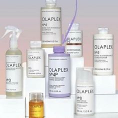 The Complete Olaplex System All Hair Types 1 Of Each Retail Size Bottles ( 8 Pack ) Value Of 260! Amazing Deal For Holidays Kit Includes: Full Size No. 0 Intensive Bond Builder (155 Ml / 5.2 Fl Oz) Full Size No. 3 Hair Perfector Take Home (100 Ml / 3.3 Fl Oz) Full Size No. 4 Bond Maintenance Shampoo (250 Ml / 8.5 Fl Oz) Full Size No. 4p Blonde Enhancer Toning Shampoo (250 Ml / 8.5 Fl Oz) Full Size No. 5 Bond Maintenance Conditioner (250 Ml / 8.5 Fl Oz) Full Size No. 6 Bond Smoother (100 Ml / 3.3 Bonding Oil, Olaplex Shampoo, Toning Shampoo, Super Deal, Color Treated Hair, Nourishing Hair, Hair Repair, Shampoo Bottle, Great Deals