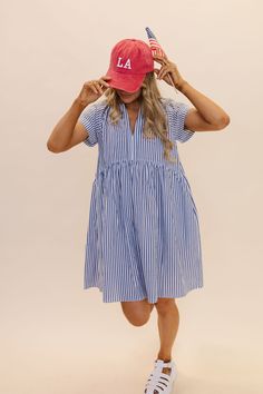 The Los Angeles Hat adds the cutest touch to your outfit! Throw on with dresses, shorts and swim for the year round look! The vintage washed red hat has the cutest embroidered LA graphic on the front. Paired with THE BRISTOL EMBROIDERED STAR TOP IN WHITE Embroidered LA graphic Adjustable strap Vintage washed red Due to sanitary reasons, hair accessories are FINAL SALE. To view our return policy click here! Casual Cotton Hats For Vacation, Trendy Cotton Summer Hats, Casual Summer Hats For Day Out, Casual Summer Hats For A Day Out, Cotton Baseball Cap For Vacation, Blue Casual Hat For Day Out, Casual Hats For Day Out, Summer Cotton Hat For Day Out, Red Cotton Summer Hats