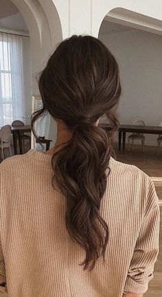 Line Bob, Bridemaids Hairstyles, A Line Bob, Bridesmaid Hair Makeup, Hairstyle Trends, Wedding Hair Inspiration, Hair Ponytail, Hair Ponytail Styles