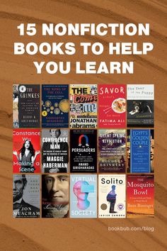 books with the title 15 non fiction books to help you learn