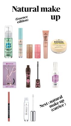 Natural make up essence Essence Skincare Products, Make Up Essence, Essence Make Up, Makeup Life Hacks, Makeup Order, Simple Makeup Tips