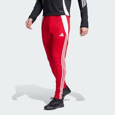 adidas Shop the Tiro 24 Training Pants - Red at adidas.com/us! See all the styles and colors of Tiro 24 Training Pants - Red at the official adidas online shop. Athleisure Red Sweatpants For Gym, Red Athleisure Sweatpants For Gym, University Red Sporty Bottoms For Sports, Red Athleisure Bottoms For Jogging, Sporty University Red Gym Bottoms, University Red Sporty Bottoms For Gym, Sporty Red Bottoms For Jogging, Sporty Red Sweatpants For Gym, University Red Sporty Bottoms For Streetwear