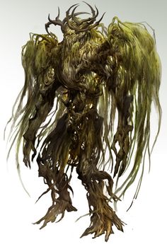 an image of a monster like creature with long hair