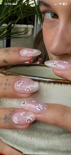 Blossom Nails, Cherry Blossom Nails, Summery Nails, Hair Done, Nails Done, Soft Nails, Acrylic Nails Coffin Short, Nails 2024