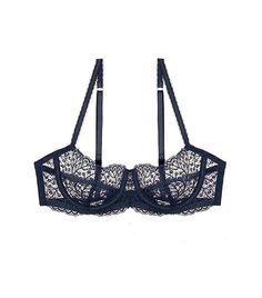 The 10 Biggest Lingerie Trends to Try This Summer | Who What Wear The Art Of Seduction, Olivia Von Halle, Art Of Seduction, Blue Bra, Bra Models, Stretch Cotton Fabric, Summer Favorites, Balconette Bra, Street Style Summer