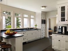 the kitchen is clean and ready for us to use in its new owner's home